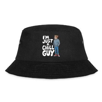 I'm just a Chill Guy Meme - Bucket Hat - black - Front - Lela (165cm)