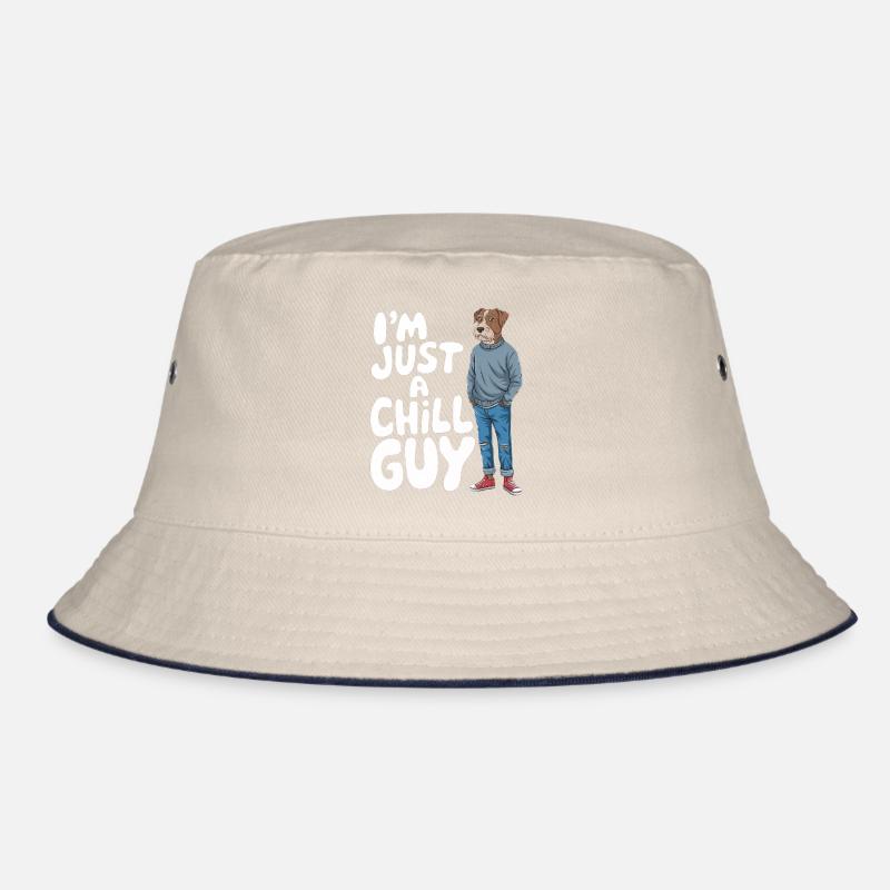 I'm just a Chill Guy Meme Bucket Hat