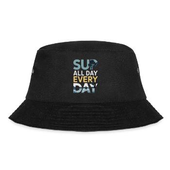 Paddleboarding SUP adventures, water sports in the - Bucket Hat - black - Front - Lela (165cm)
