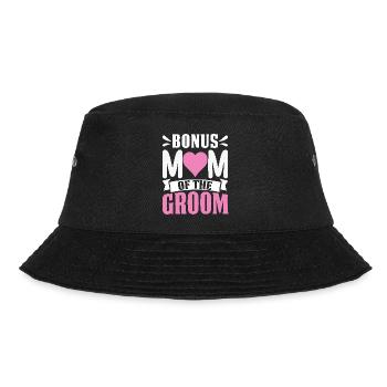 Bonus Mama Des Bräutigams Lustige Stiefmutter Extra Mama - Bucket Hat - Schwarz - Vorne - Lela (165cm)