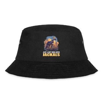 Schakale Schakal - Bucket Hat - Schwarz - Vorne - Lela (165cm)