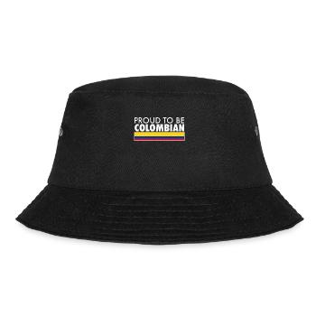 Proud To Be Colombian Colombia Flag - Bucket Hat - black - Front - Lela (165cm)