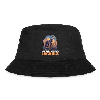 Schakale Schakal - Bucket Hat - Schwarz - Vorne - Lela (165cm)