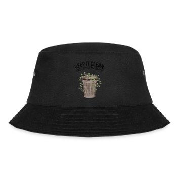 GARBAGE CANS - Bucket Hat - black - Front - Lela (165cm)