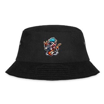 Kuh Rock and Roll Guitarist - Bucket Hat - black - Front - Lela (165cm)
