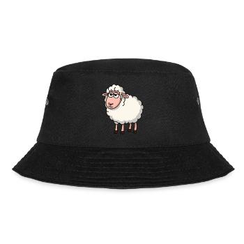 Chill Schafe - Bucket Hat - Schwarz - Vorne - Lela (165cm)