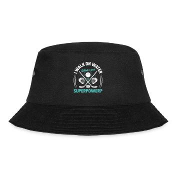 Hockey Hockey Players Playing Hockey - Bucket Hat - black - Front - Lela (165cm)