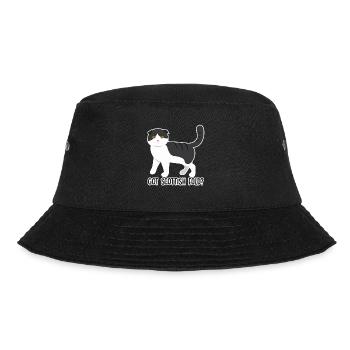 Got Scottish Fold Cat - Bucket Hat - black - Front - Lela (165cm)