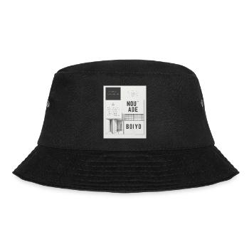 Modern Architecture Poster - Bucket Hat - black - Front - Lela (165cm)