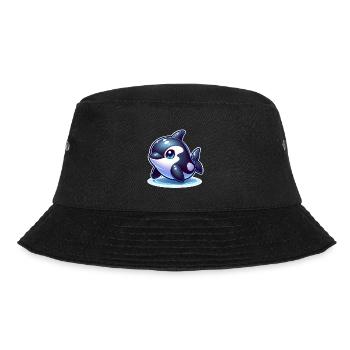 Orca Schwertwal - Bucket Hat - Schwarz - Vorne - Lela (165cm)