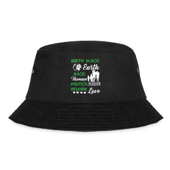 Happy Earth Day Birthday - Bucket Hat - black - Front - Lela (165cm)