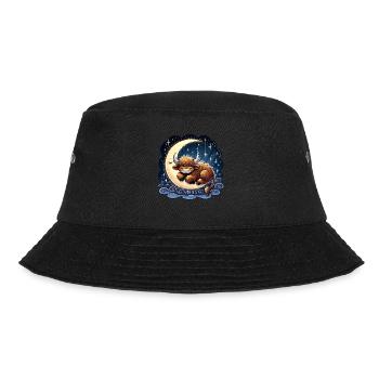 Tranquil Highland Cow - Perfect for Relaxation - Bucket Hat - black - Front - Lela (165cm)