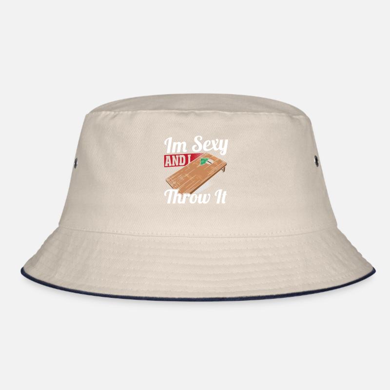 Corn Hole Sack Toss Airmail Beanbag Bucket Hat