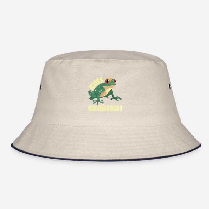 Froschkostüm Lustig KUSS GEFÄLLIG? Faschings Bucket Hat