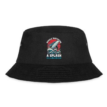 Whale Watching A Splash Above The Marine Animal - Bucket Hat - black - Front - Lela (165cm)