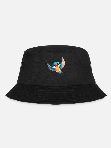 Eisvögel Eisvogel - Bucket Hat - Schwarz