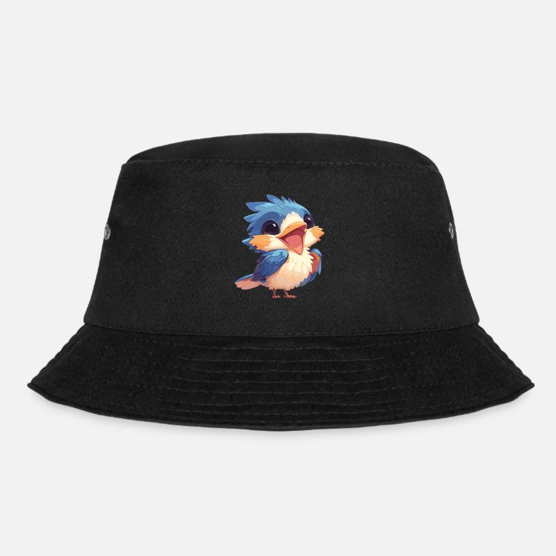 Eisvögel Eisvogel - Bucket Hat - Schwarz