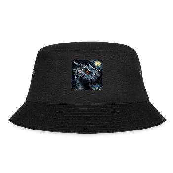 Drachen - Bucket Hat - Schwarz - Vorne - Lela (165cm)