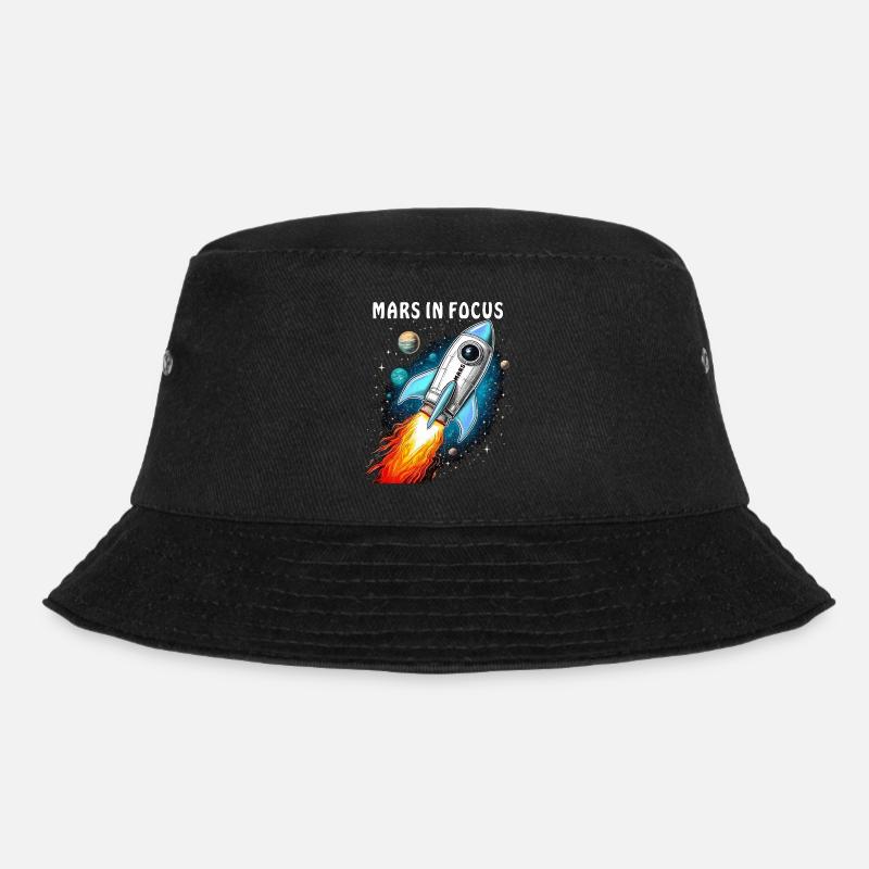RAKETE MARS IN FOCUS - Bucket Hat - Schwarz