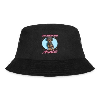 Dachshund Aunt Dachshund Dogs Dachshund Gift - Bucket Hat - black - Front - Lela (165cm)