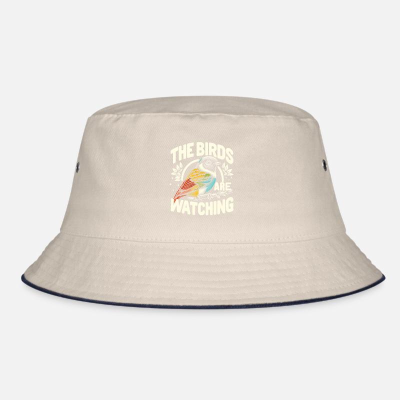 Die Vögel beobachten Vogelbeobachtung Vogelbeobachter Bucket Hat