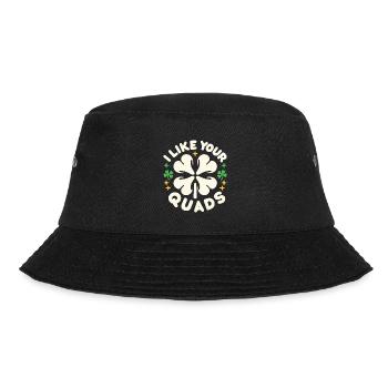 I Like Your Quads 14 - Bucket Hat - Schwarz - Vorne - Lela (165cm)
