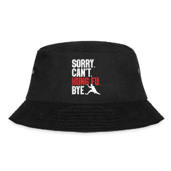 Funny Kung Fu Self Defence Shaolin Wing Chun Kung - Bucket Hat - black - Front - Lela (165cm)