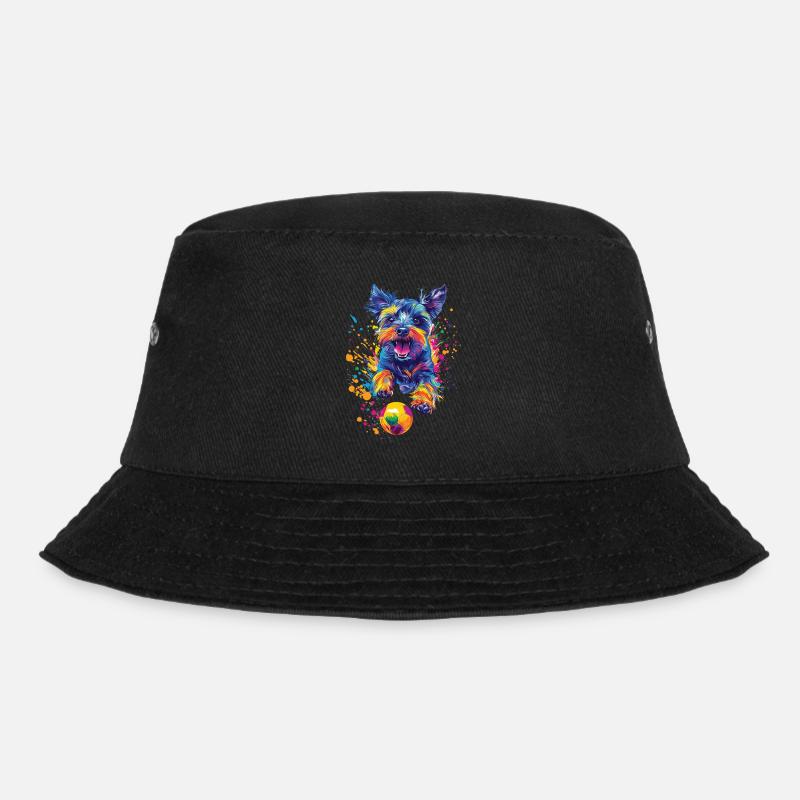 Zwergschnauzer - Bucket Hat - Schwarz