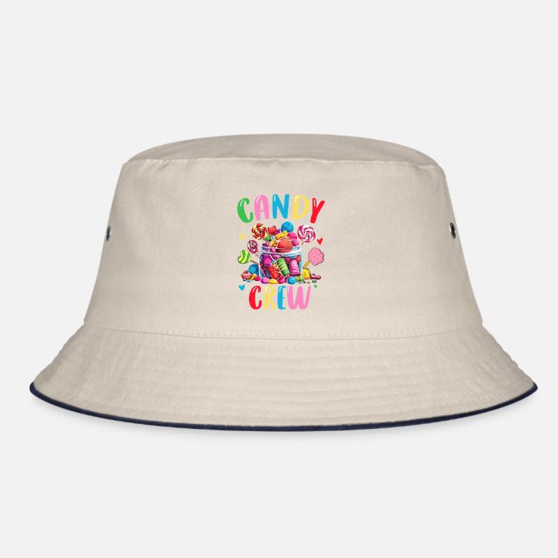 Candy Crew Sweeth Tooth Süßwaren Lustige Süßigkeiten Bucket Hat