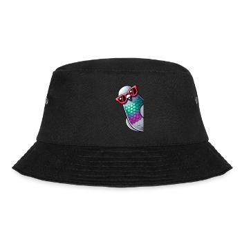 Pigeon Lovers Pigeons Bird Lovers - Bucket Hat - black - Front - Lela (165cm)