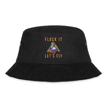 Pigeon Lovers Pigeons Bird Lovers - Bucket Hat - black - Front - Lela (165cm)