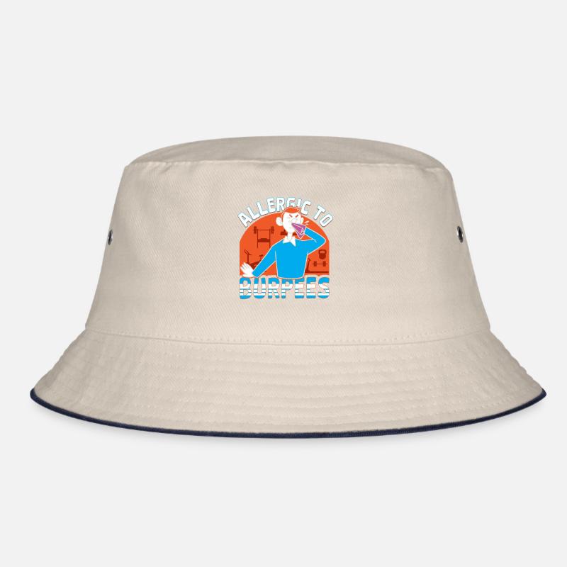 Burpees Training, Squat, Kardiotraining Bucket Hat