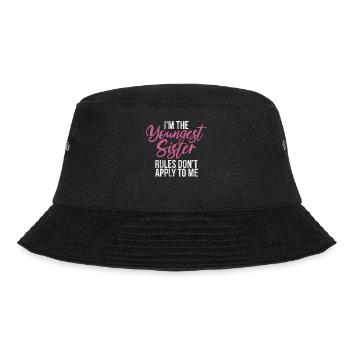 Sister Brother Matching Siblings Twins - Bucket Hat - black - Front - Lela (165cm)