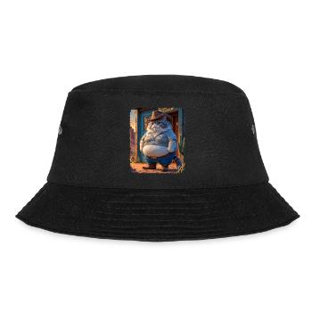 Un chat cow-boy potelé mignon et drôle Western - Bob - noir - Devant - Lela (165cm)