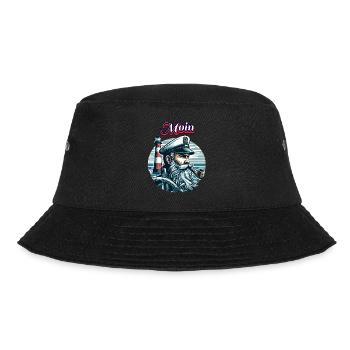 Hamburg Seafarer Captain Pipe Sea North Sea Moin - Bucket Hat - black - Front - Lela (165cm)