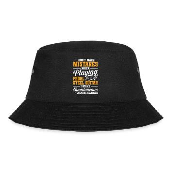 Country Music steelin Pedal Steel Guitarist - Bucket Hat - Schwarz - Vorne - Lela (165cm)