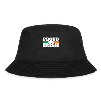 Proud Irish Ireland Irish Flag Proud Irishman - Bucket Hat - black - Front - Lela (165cm)