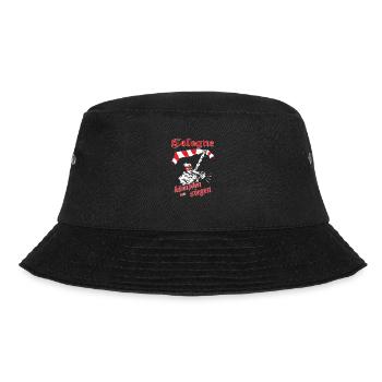 Cologne kämpfen und siegen No II - Bucket Hat - Schwarz - Vorne - Lela (165cm)
