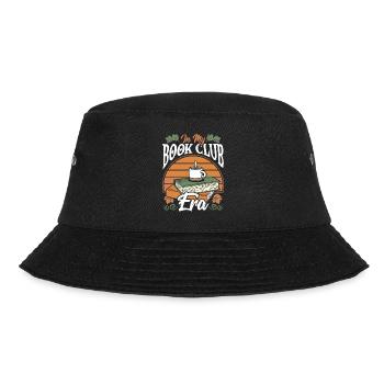 Roman Reading Bücherwurm In Meiner Buchclub -Ära - Bucket Hat - Schwarz - Vorne - Lela (165cm)