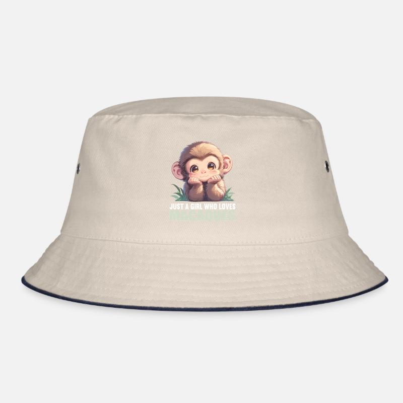 Macaque Macaque Bucket Hat