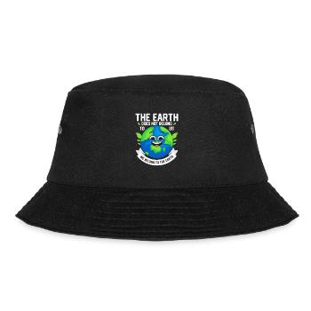 The Earth Does Not Belong To Us Planet Earth Day - Bucket Hat - black - Front - Lela (165cm)