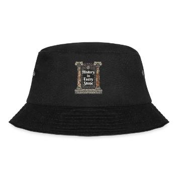 History buffs Ancient Rome enthusiasts - Bucket Hat - black - Front - Lela (165cm)