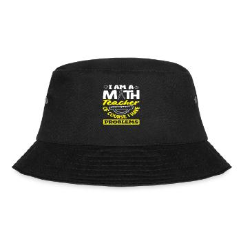 Math Teacher Math Gift - Bucket Hat - black - Front - Lela (165cm)