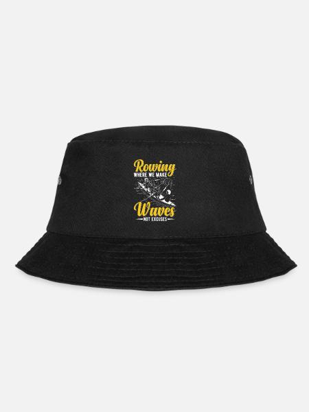 Rowing Team for Coxswain Lover Coastal Rowing - Bucket Hat - black