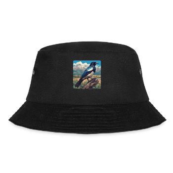 Magpies Magpie - Bucket Hat - black - Front - Lela (165cm)