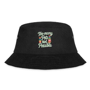 Plant Collector for Houseplant Collectors in the - Bucket Hat - black - Front - Lela (165cm)