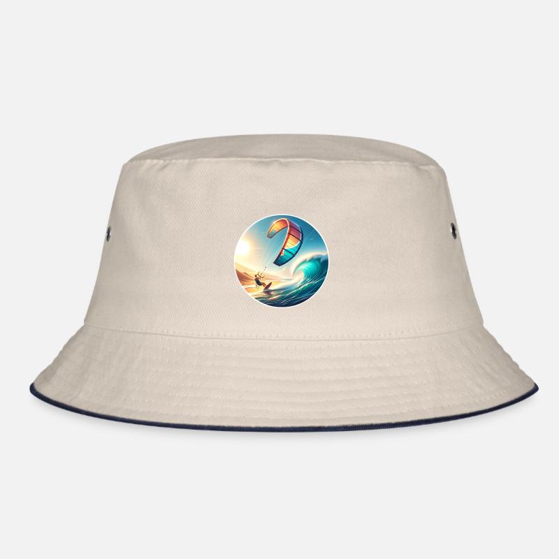 Kitesurfing Kitesurfer Kiteboard Bucket Hat