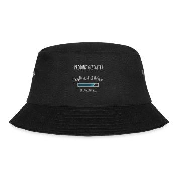 Produktgestalter Ausbildung Beruf Geschenk - Bucket Hat - Schwarz - Vorne - Lela (165cm)
