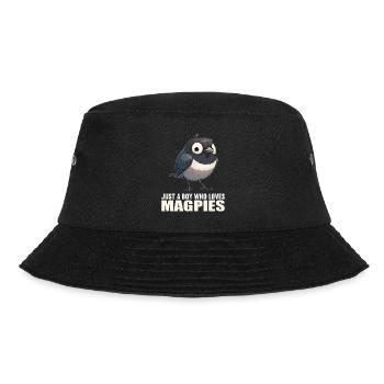 Magpies Magpie - Bucket Hat - black - Front - Lela (165cm)