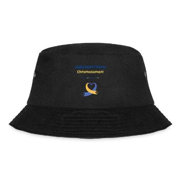 Liebe kennt keine Chromosomen - Bucket Hat - Schwarz - Vorne - Lela (165cm)